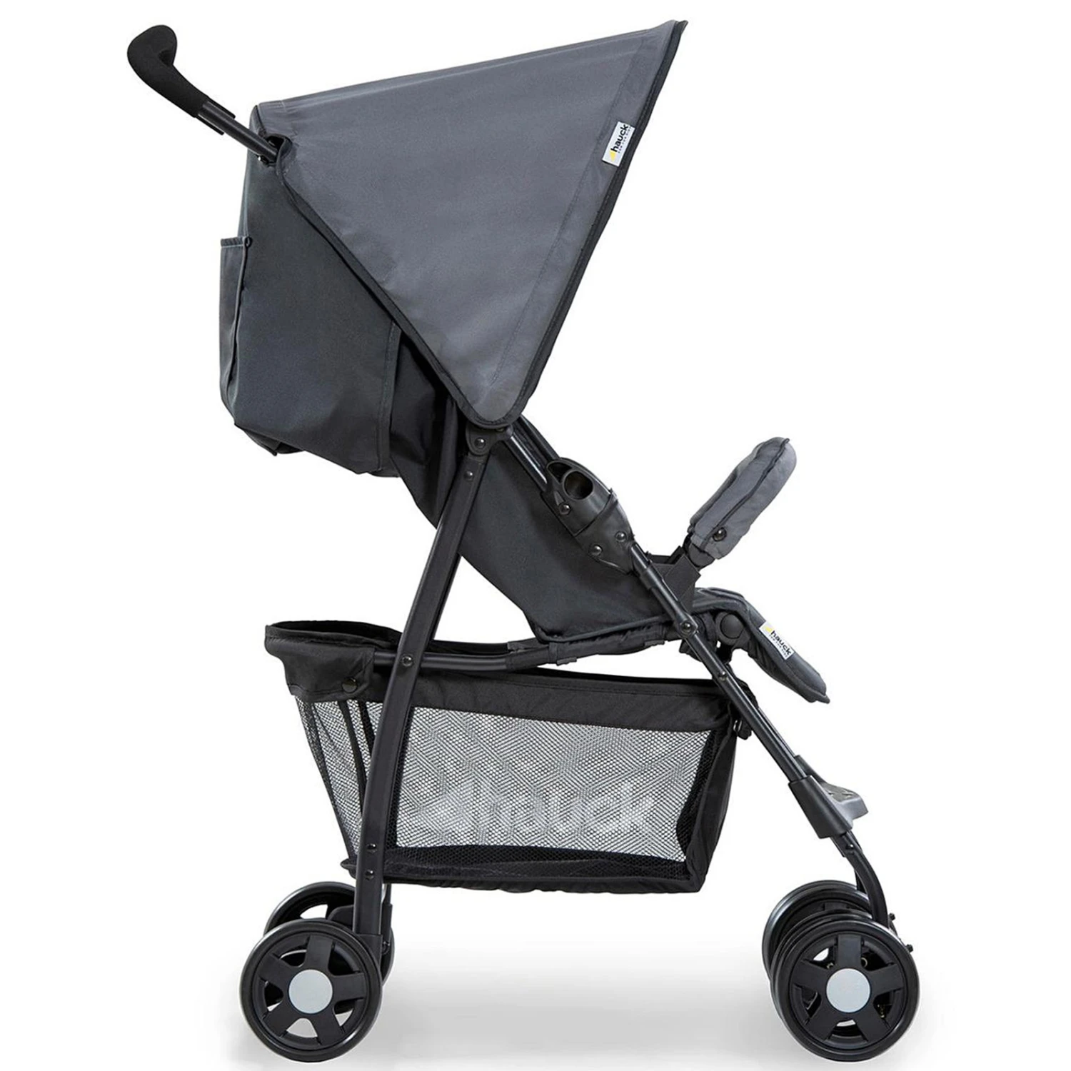 Hauck Sport Pushchair Stroller With Raincover - Charcoal 5 Hauck Sport Pushchair Stroller With Raincover - Charcoal - Image 3