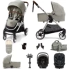 Mamas & Papas Flip XT2 10pc Essentials (i-Snug 2 0+ & Lockton 0+123) Travel System With Carrycot & ISOFIX Base - Sage Green -Best Baby Sale Store Untitled 1 4