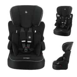 Puggle Linton Comfort Plus Luxe Group 123 Car Seat - Storm Black