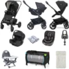 Joie Chrome (i-Gemm 3 & I-Venture) Everything You Need Travel System Bundle With ISOFIX Base - Shale -Best Baby Sale Store VP45430