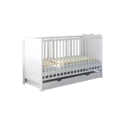 Puggle Henbury Cot Bed With Drawer & Mini Uno Eco Fibre Cot Bed Mattress - Classic White -Best Baby Sale Store VP48255secondimage