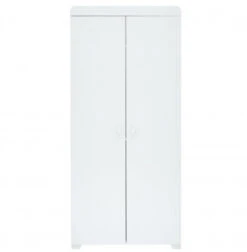 Puggle Alderley Sleigh Cot Bed 5 Piece Nursery Furniture Set With Mini Uno Eco Fibre Cot Bed Mattress - Classic White -Best Baby Sale Store VP48318thirdimage