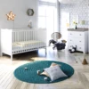 Puggle Henbury Cot Bed 4 Piece Nursery Furniture Set With Mini Uno Eco Fibre Cot Bed Mattress - White & Grey -Best Baby Sale Store VP48419mainimage