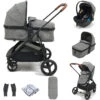 Puggle Monaco XT 2in1 Pram Pushchair Travel System - Graphite Grey 1 Puggle Monaco XT 2in1 Pram Pushchair Travel System - Graphite Grey -Best Baby Sale Store Vers 5 Puggle Monaco Travel System Grey