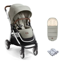 Mamas & Papas Flip XT2 Pushchair With Footmuff & Raincover - Sage Green