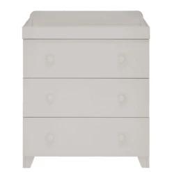 Puggle Henbury Bed 4 Piece Nursery Furniture Set With Drawer - Classic Grey -Best Baby Sale Store classicdressergrey 5