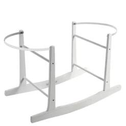 Puggle Rocking Moses Basket Stand - White