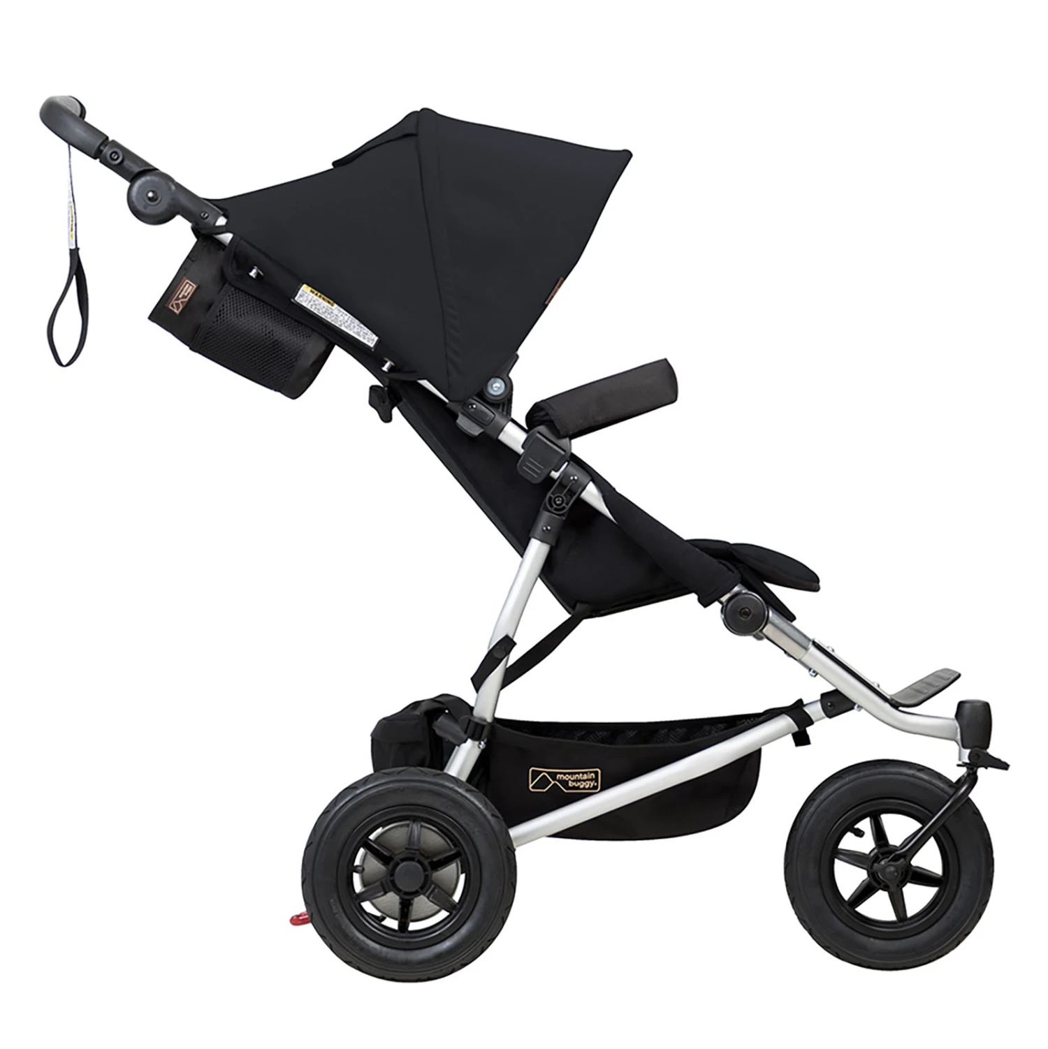 Mountain Buggy Duet V3 Twin Pushchair - Black 4 Mountain Buggy Duet V3 Twin Pushchair - Black - Image 2