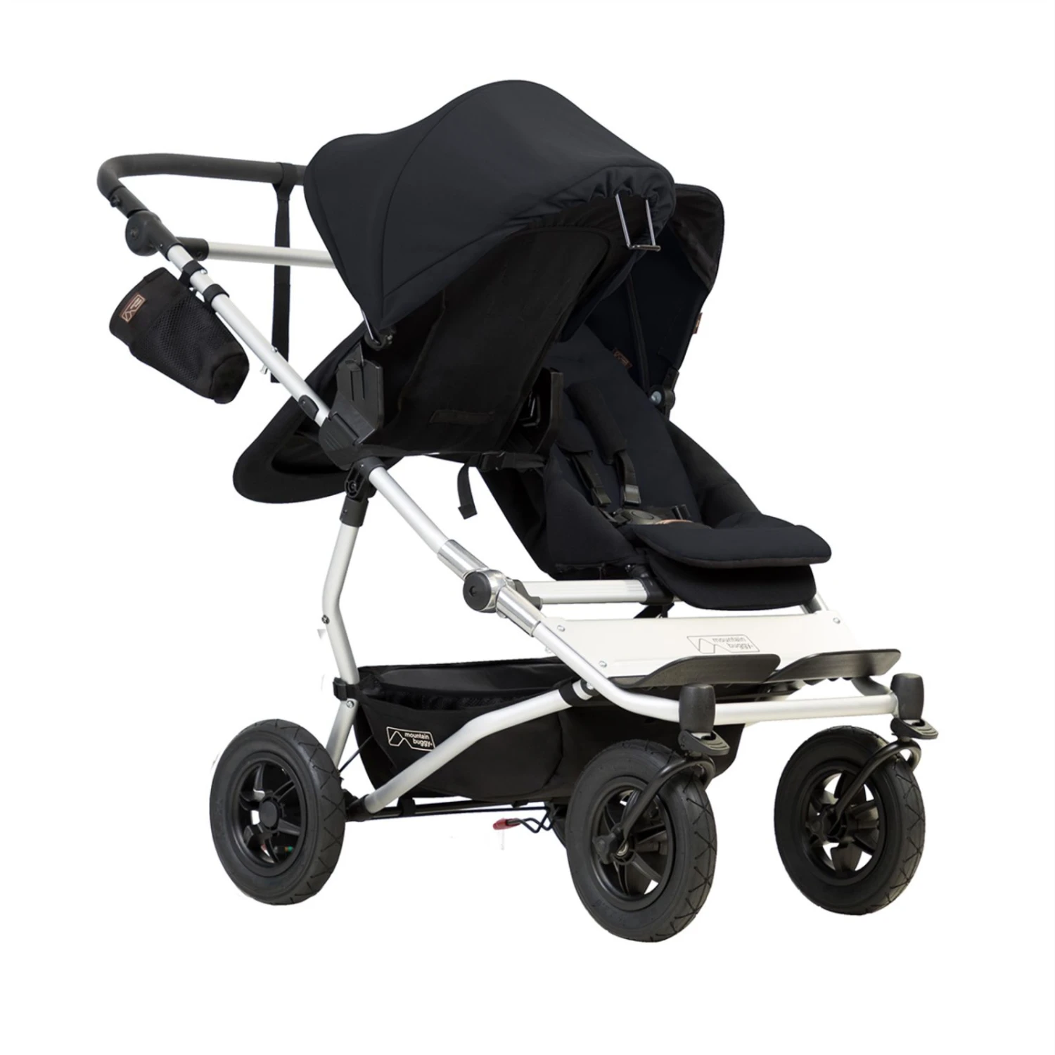 Mountain Buggy Duet V3 Travel System & Carrycot - Black 6 Mountain Buggy Duet V3 Travel System & Carrycot - Black - Image 4