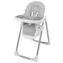 Puggle Yum Yum 6in1 Hi Lo Highchair - Grey Scattered Stars -Best Baby Sale Store grey2