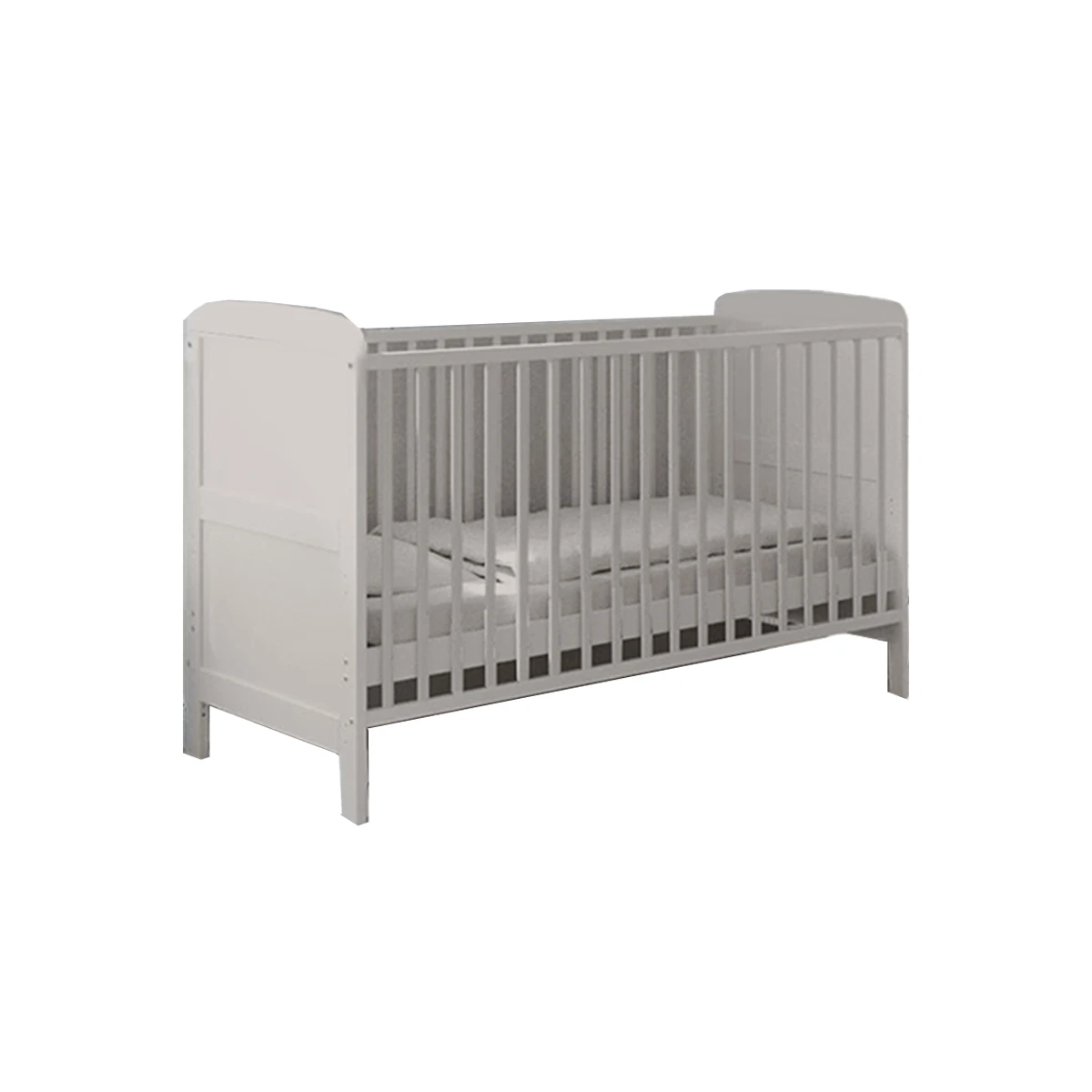 Puggle Henbury Cot Bed 4 Piece Nursery Furniture Set With Mini Uno Eco Fibre Cot Bed Mattress - Grey 5 Puggle Henbury Cot Bed 4 Piece Nursery Furniture Set With Mini Uno Eco Fibre Cot Bed Mattress - Grey - Image 3