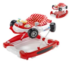 My Child 2 In 1 Car Baby Walker / Rocker - Red