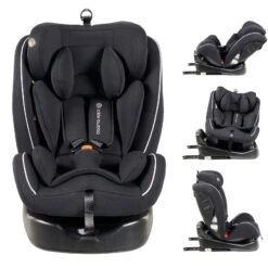 Ickle Bubba Rotator 360 Spin Group 0+/1/2/3 Car Seat - Black (2 Pack)