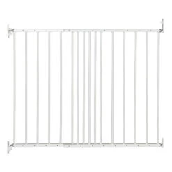 BabyDan Multidan Safety Gate - White Metal (62.5 - 106.8cm)