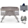 Mini-Uno SwiftFold Bedside Foldable Crib - Light Grey -Best Baby Sale Store miniunoSwiftFoldBedsideFoldableCrib LightGrey