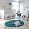 Puggle Henbury Cot Bed 5 Piece Nursery Furniture Set With Mini Uno Essential Spring Cot Bed Mattress - White 140 X 70cm -Best Baby Sale Store ww 1