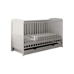 Puggle Henbury Cot Bed With Essential Spring Mattress - Classic Grey 7 Puggle Henbury Cot Bed With Essential Spring Mattress - Classic Grey -Best Baby Sale Store ww 2